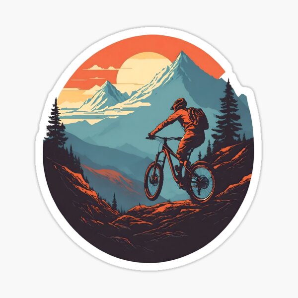 Item preview, Retro Mountain Bike Lovers - Riding mountain bike Classic T-Shirt designed and sold by tharaka-merch.