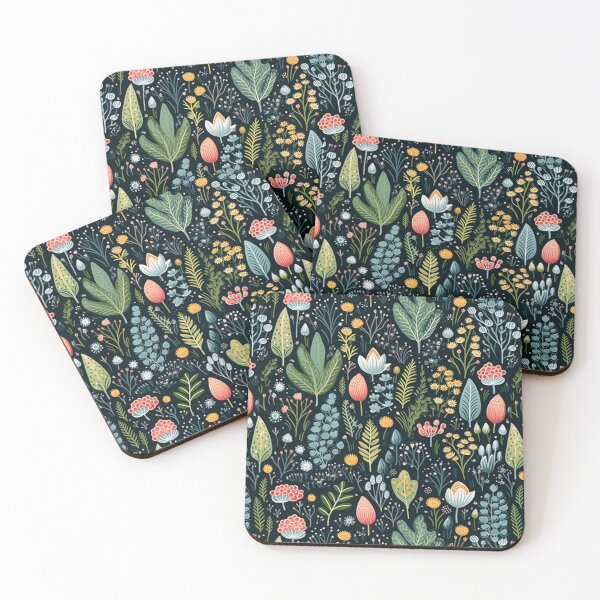 Item preview, Floral Theme Seamless Pattern designed and sold by exitbird.