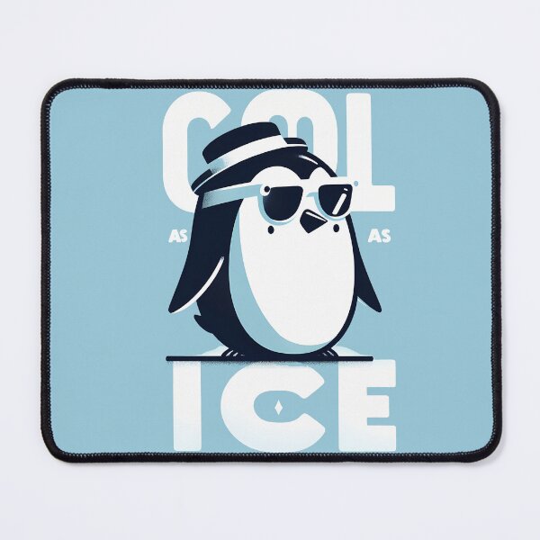 Item preview, cool as ice penguin designed and sold by TaevasDesign.