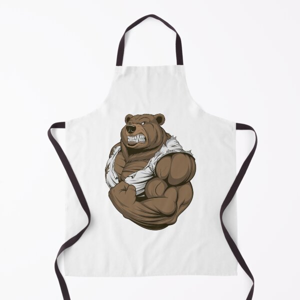 Item preview, Ferocious bear athlete, muscle ferocious bear, muscle arm bear designed and sold by GreyStanzione1.