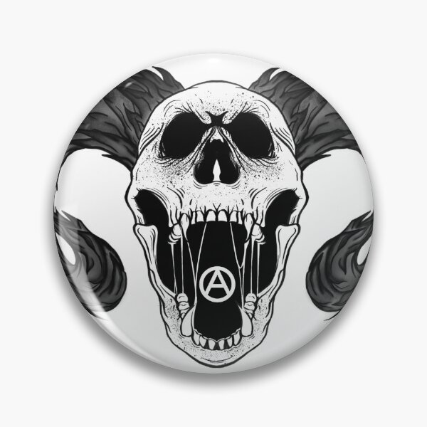 Item preview, Anarcho Skull designed and sold by Treelustration.