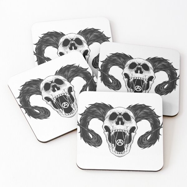 Item preview, Anarcho Skull designed and sold by Treelustration.