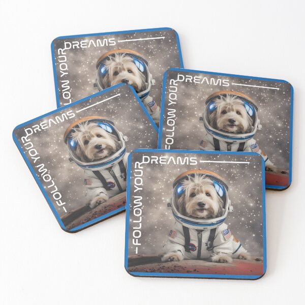 Item preview, Space Dog - Follow your Dreams! designed and sold by DToneDef.