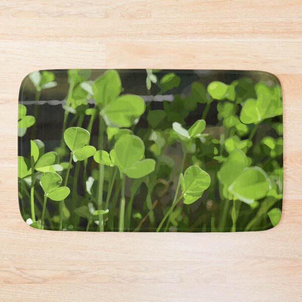 Item preview, Fresh green clovers in the summer designed and sold by mariya-ivanova.