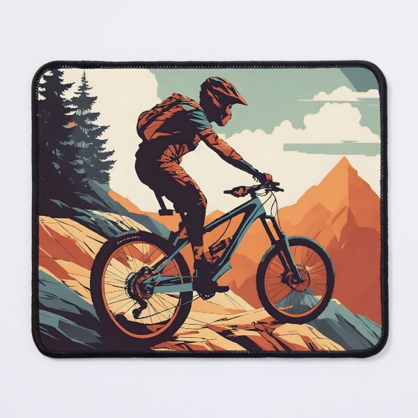 Item preview, Riding mountain bike - Retro Mountain Bike Lovers Classic T-Shirt designed and sold by tharaka-merch.