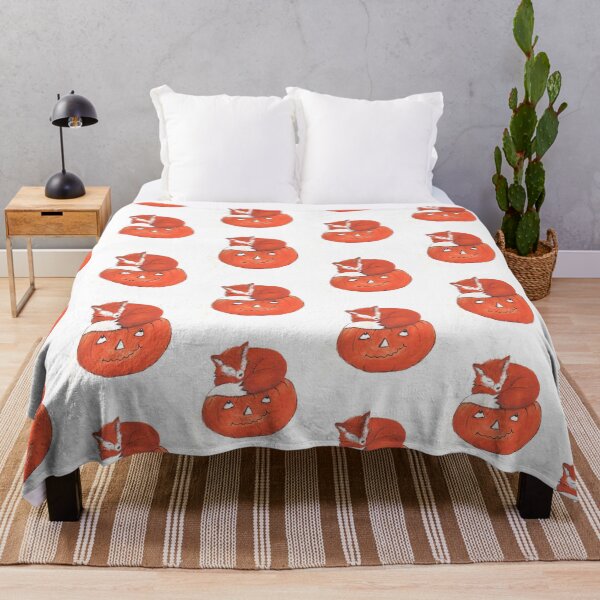 Item preview, Fox on Pumpkin designed and sold by Roselyn Snead.