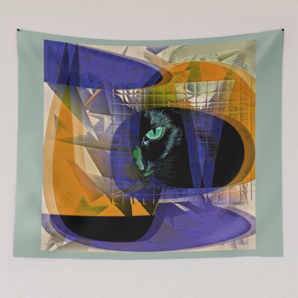 Item preview, Black cat-1c designed and sold by chasoffart.