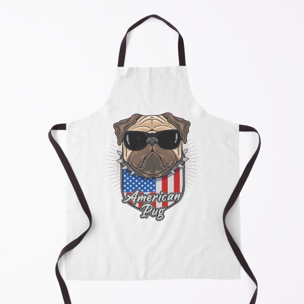Item preview, American pug, pug us flag, pug with American flag designed and sold by GreyStanzione1.