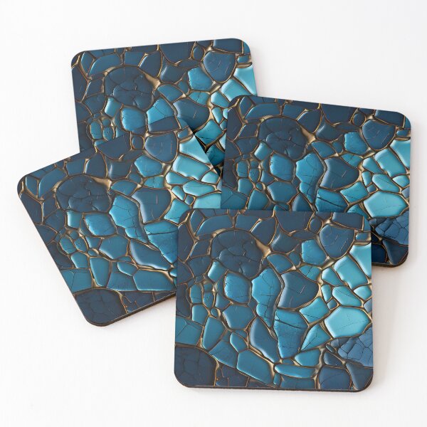 Item preview, Ethereal Blue Crackle designed and sold by meggydesigns.