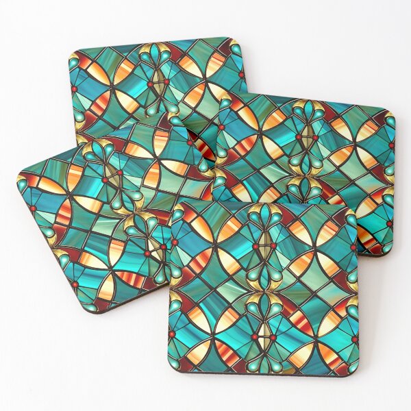Item preview, Modern design that is reminiscent of windows made of colorful glass panes designed and sold by Pflugart.
