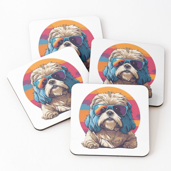 Item preview, Dog wearing sunglasses in a Beach vibe designed and sold by SothaStore.