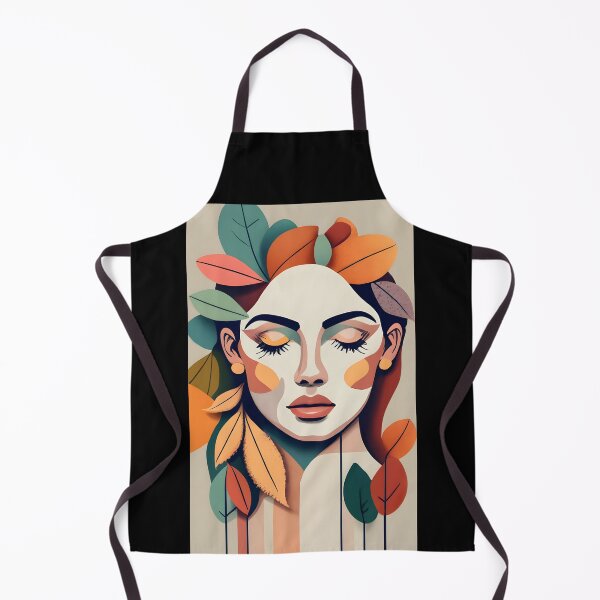 Item preview, Autumn Serenity: Lady in a Leafy Lullaby - Fall Portrait designed and sold by EmeraldeaDesign.