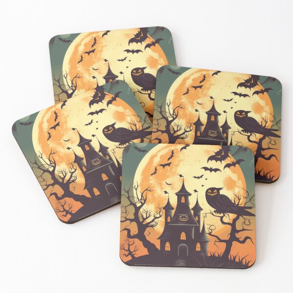 Item preview, Halloween caste and birds horror designed and sold by Mickeymouse2023.