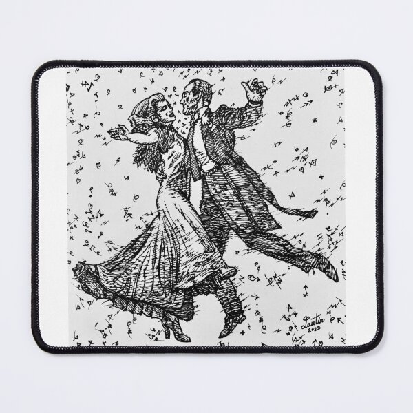 Item preview, FRED ASTAIRE and GINGER ROGERS ink portrait .1 designed and sold by lautir.