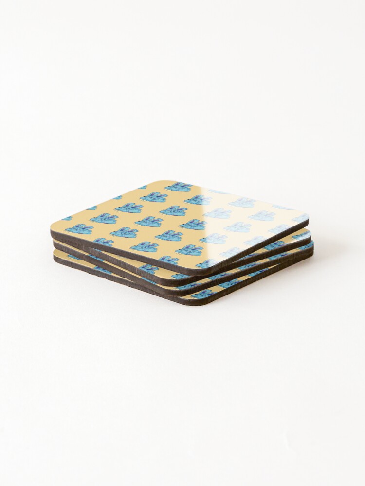 Thumbnail 4 of 5, Coasters (Set of 4), Blue Rabbit designed and sold by StarsE-Battybat.