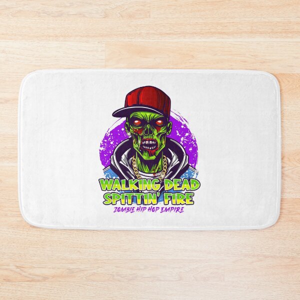 Item preview, Walking Dead Spitting Fire Hip Hop Empire designed and sold by zombiehiphop.