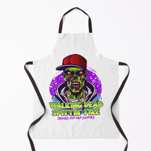 Item preview, Walking Dead Spitting Fire Hip Hop Empire designed and sold by zombiehiphop.