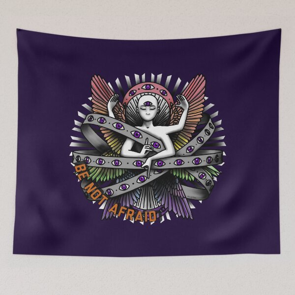 Item preview, Be Not Afraid Rainbow designed and sold by Art by Veya.