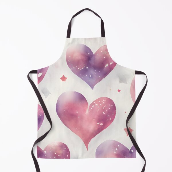 Item preview, soft purple hearts amazing calm pattern designed and sold by denakh.
