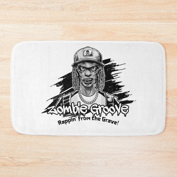 Item preview, Zombie Groove Rapping From The Grave Sketch designed and sold by zombiehiphop.