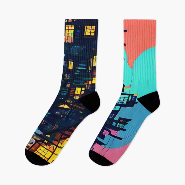 Item preview, Magic house, minimalist stylized, flying house in the sky, colorful designed and sold by depthsofthemind.