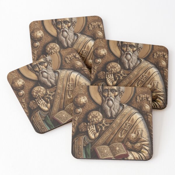 Item preview, Icon of Saint Nicholas of Bari. designed and sold by Mickeymouse2023.