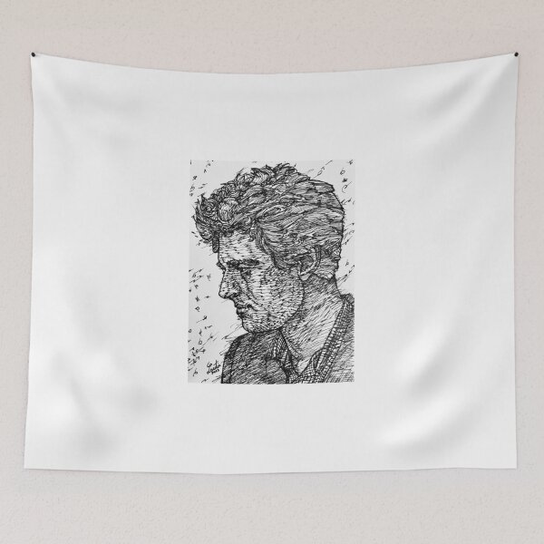 Item preview, JOSEPH BRODSKY retrato en tinta .2 designed and sold by lautir.