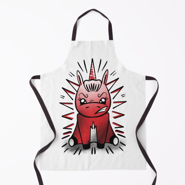 Item preview, Angry Red Unicorn designed and sold by Dominika Marzec-Starzykowska.