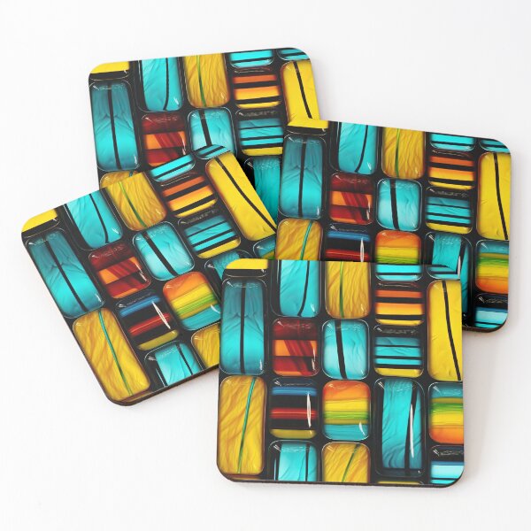 Item preview, Modern design that is reminiscent of windows made of colorful glass panes designed and sold by Pflugart.
