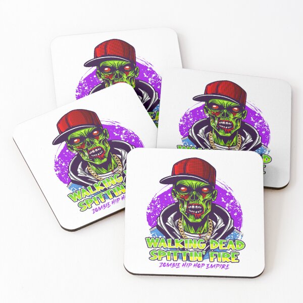 Item preview, Walking Dead Spitting Fire Hip Hop Empire designed and sold by zombiehiphop.