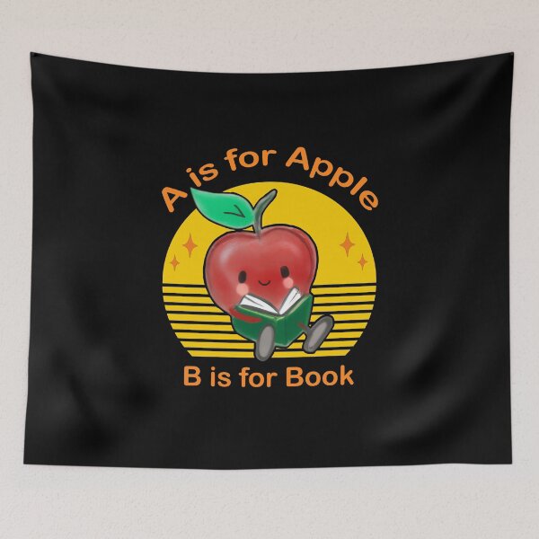 Item preview, Kindergarten Teacher Preschool Teacher Toddler Apple Book designed and sold by farhanhafeez.
