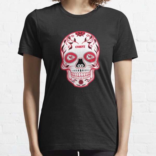 Skull Mask Kansas City Chiefs And Kansas City Royals T-Shirt