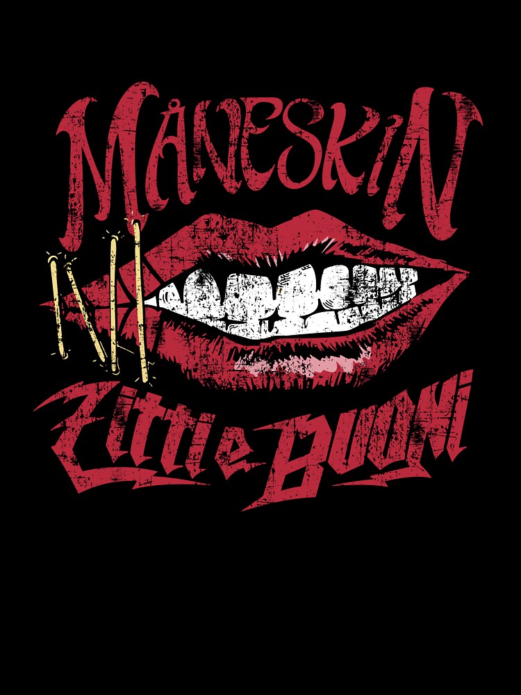 MÅNESKIN Zitti e Buoni Black Tシャツ XL s-l400.png
