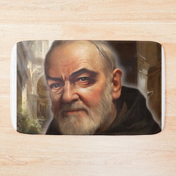 Item preview, Painting Padre Pio Puglia San Giovanni Rotondo designed and sold by Mickeymouse2023.