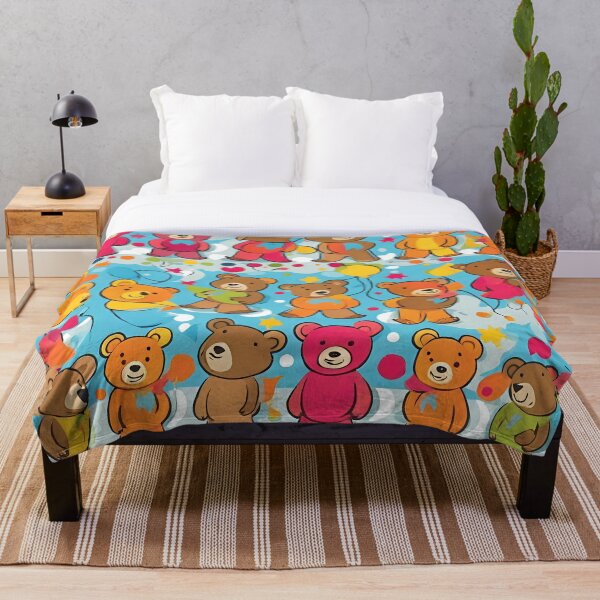 Aperçu de l'œuvre ours, animaux mignons, drôles, best-seller créée et vendue par Touchdao.