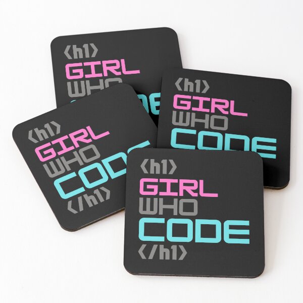 Item preview, Girl who code.  designed and sold by cardsandmoreUG.
