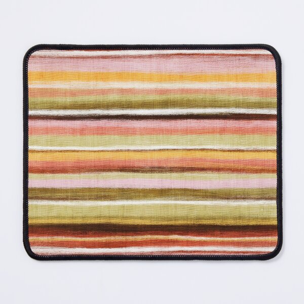 Item preview, Boho Sunset Textured Linen Stripes designed and sold by micklyn.