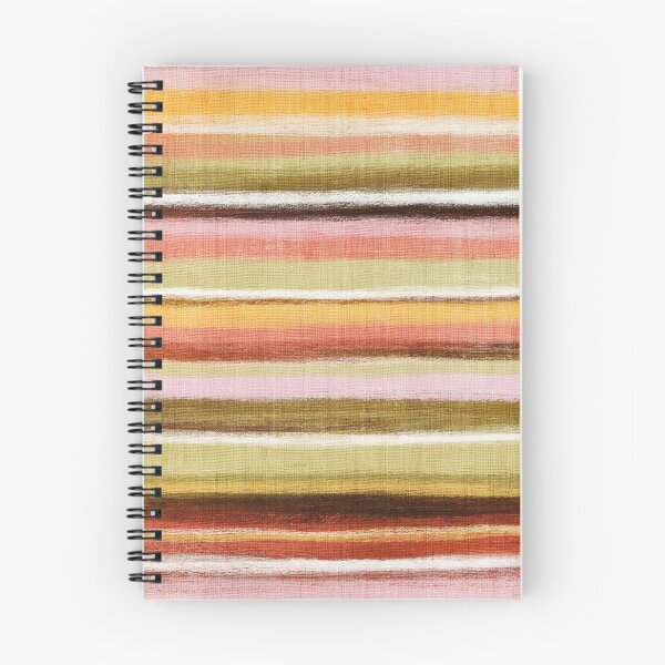 Item preview, Boho Sunset Textured Linen Stripes designed and sold by micklyn.
