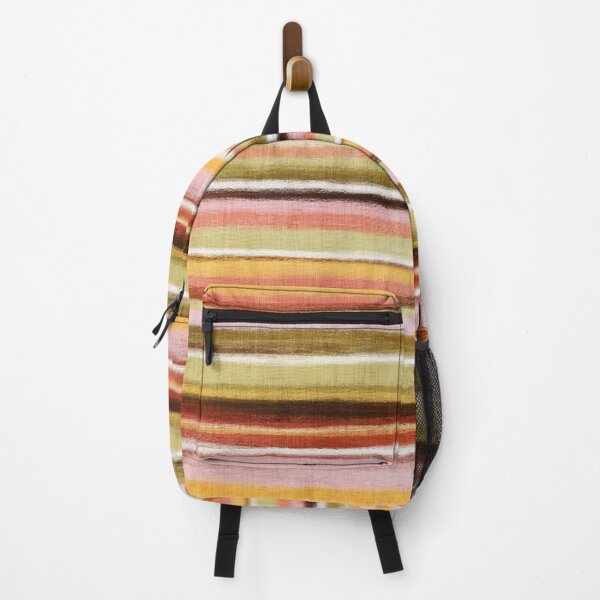 Item preview, Boho Sunset Textured Linen Stripes designed and sold by micklyn.