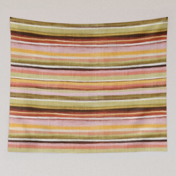 Item preview, Boho Sunset Textured Linen Stripes designed and sold by micklyn.