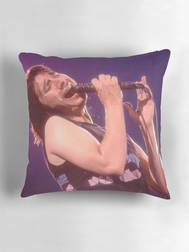 Thumbnail 3 of 4, Pillow, steve perry handsome designed and sold by warshipologiste.