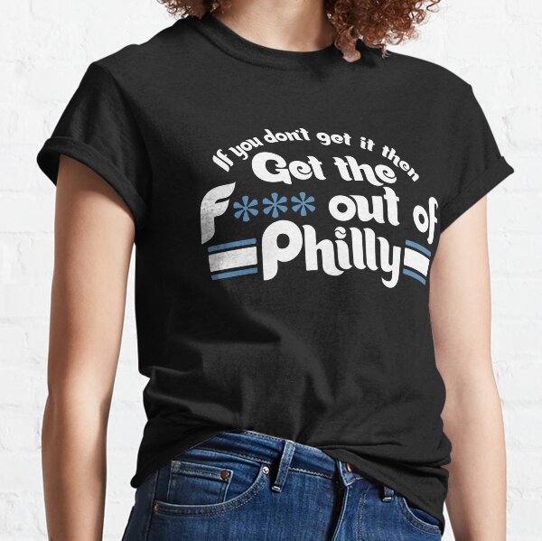 Philadelphia Eagles Black Distressed Premier Franklin T-shirt