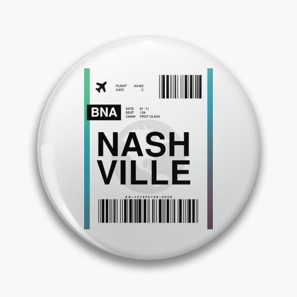 Item preview, Nashville Boarding Pass designed and sold by RabbitK.