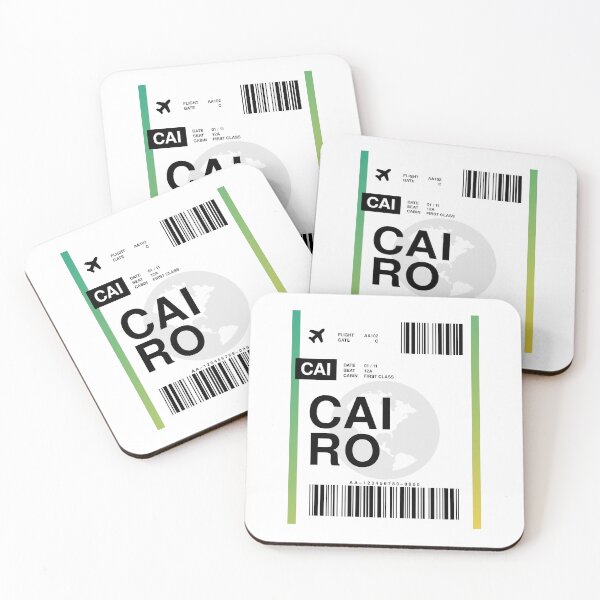 Item preview, Cairo Boarding Pass designed and sold by RabbitK.