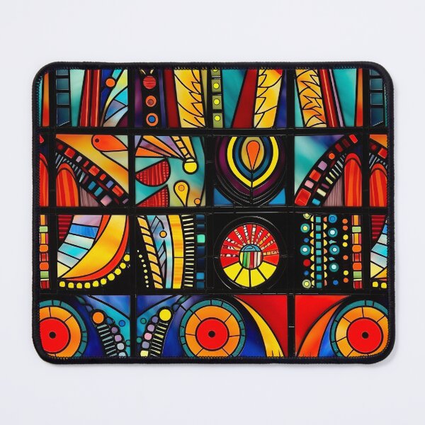 Item preview, Modern design that is reminiscent of windows made of colorful glass panes designed and sold by Pflugart.