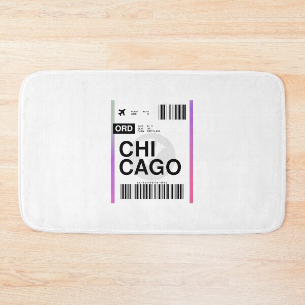 Item preview, Chicago Boarding Pass designed and sold by RabbitK.