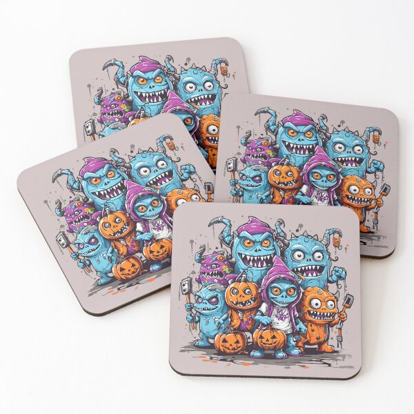 Item preview, Trick-or-treating monsters. designed and sold by Kwanbaba21.