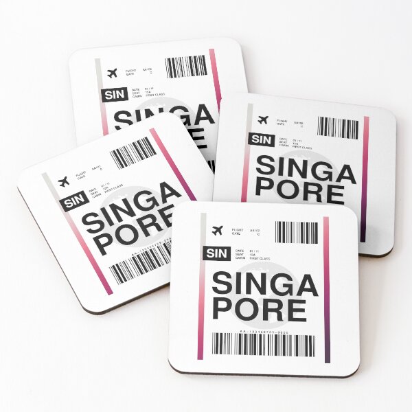 Item preview, Singapore Boarding Pass designed and sold by RabbitK.