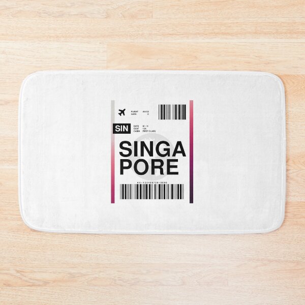 Item preview, Singapore Boarding Pass designed and sold by RabbitK.