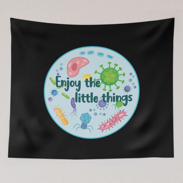 Item preview, Enjoy The Little Things Funny Microbiology designed and sold by TravelScientist.